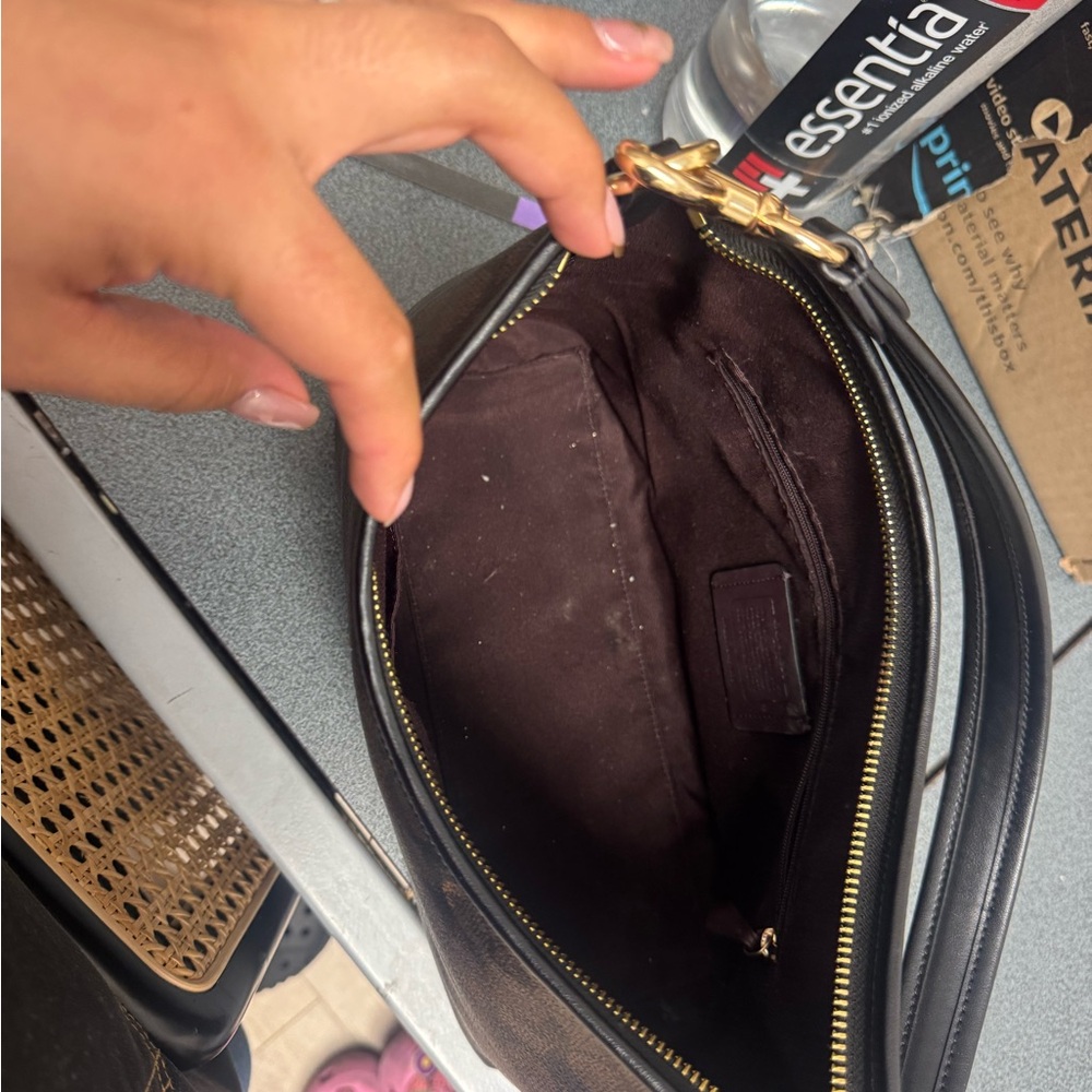 Coach Black and Brown laurel shoulder bag